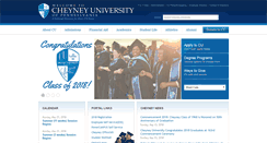 Desktop Screenshot of cheyney.edu