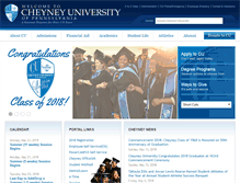Tablet Screenshot of cheyney.edu